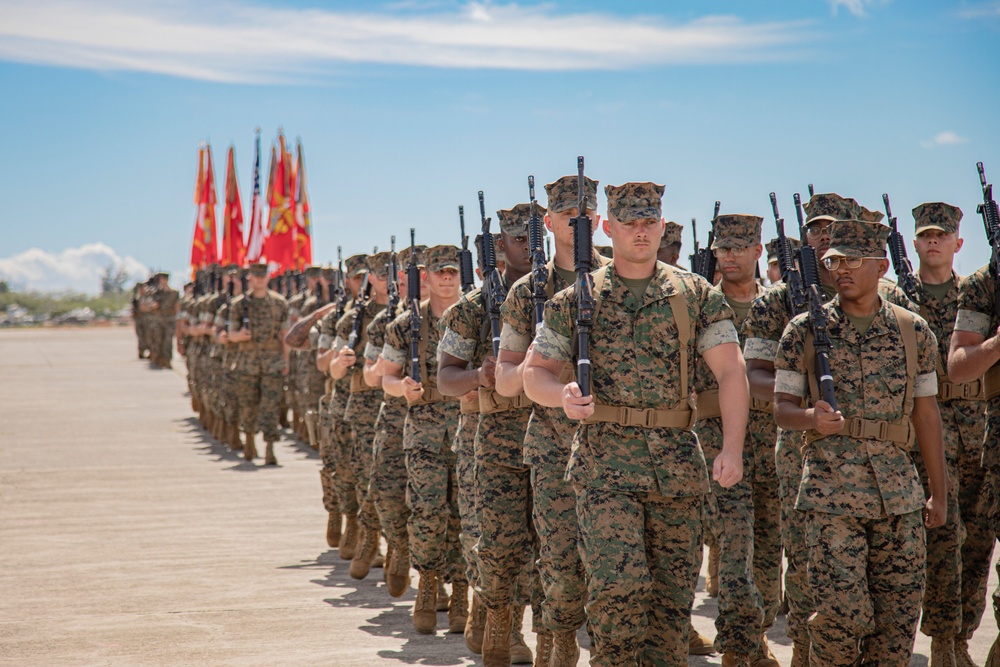 Marine Aircraft Group 24 Sergeant Major Post and Relief Ceremony, MCBH