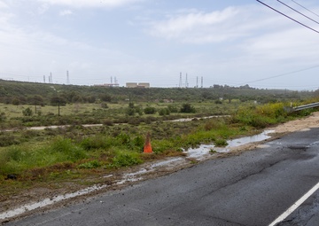 Basilone Road closed due to weather-related damage