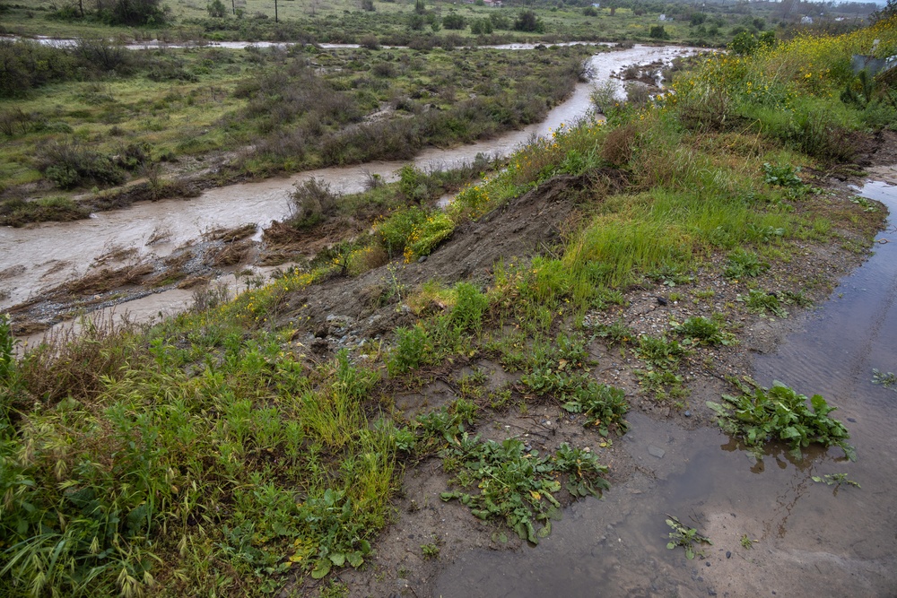 Basilone Road closed due to weather-related damage