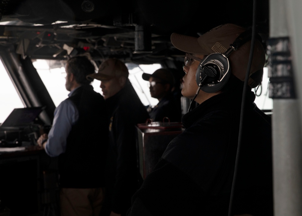 USS Wasp (LHD 1) Departs on an Underway