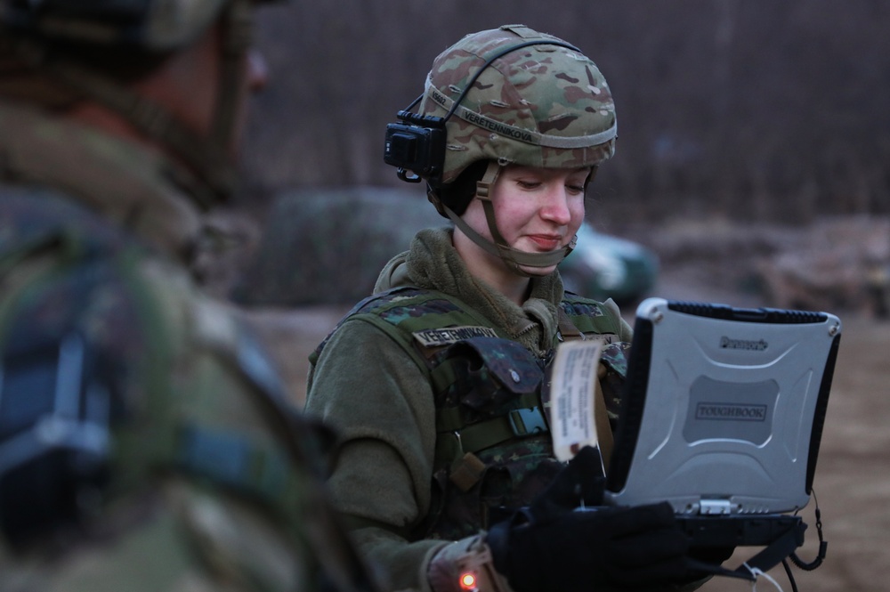 RQ-11B Raven Small Unmanned Aircraft System (SUAS) during Warrior Shield