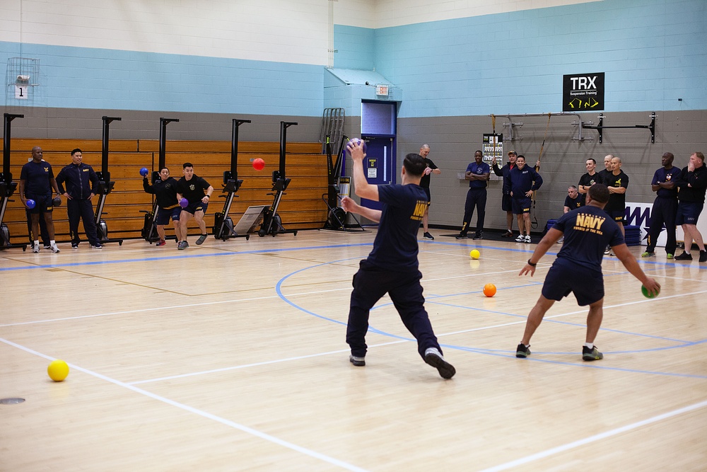 NMFL SOY Finalists Play Dodgeball