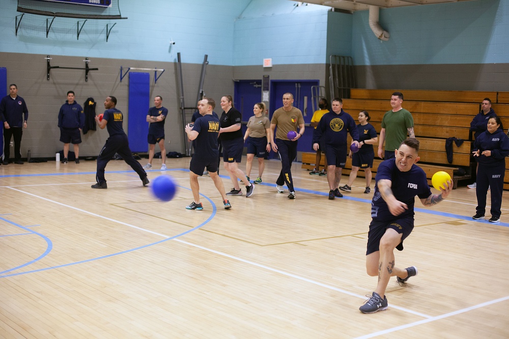 NMFL SOY Finalists Play Dodgeball