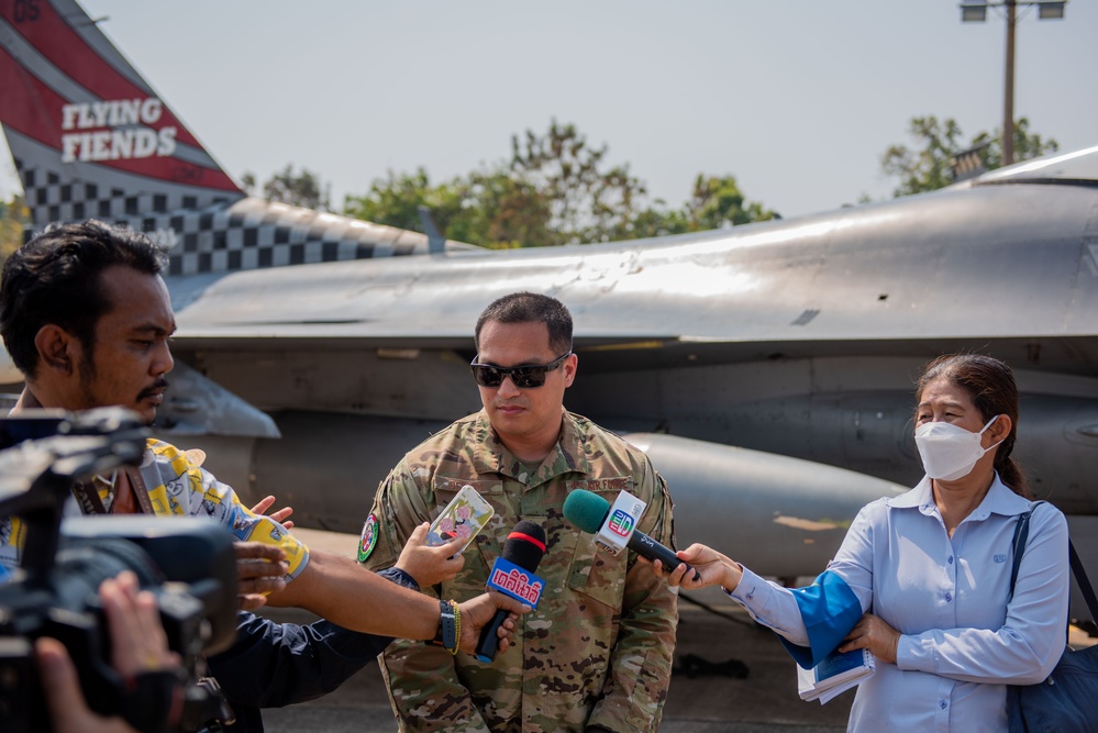 U.S., Singapore, and Thailand air forces host media day and open house during Exercise Cope Tiger 23