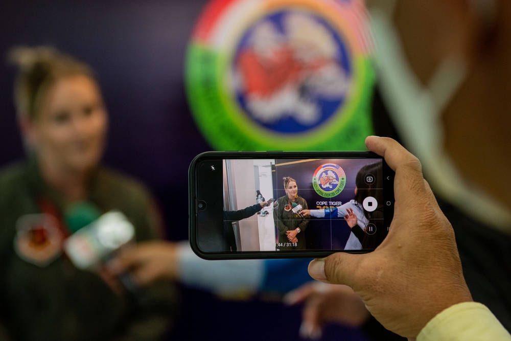 U.S., Singapore, and Thailand air forces host media day and open house during Exercise Cope Tiger 23
