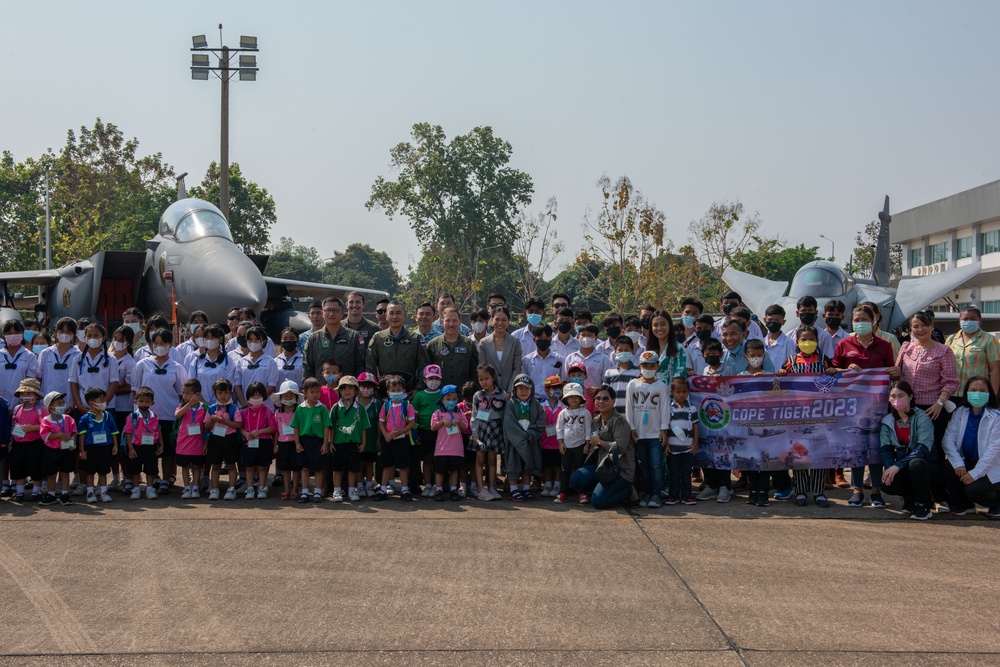 U.S., Singapore, and Thailand air forces host media day and open house during Exercise Cope Tiger 23