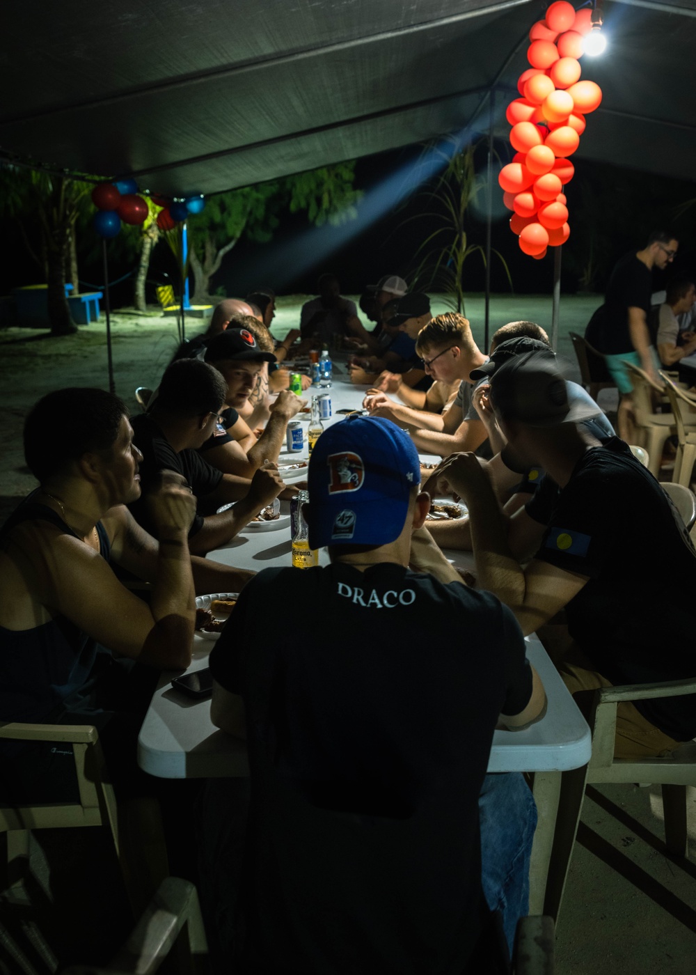 Peleliu locals welcome all MCED-Palau Marines and Sailors to the island