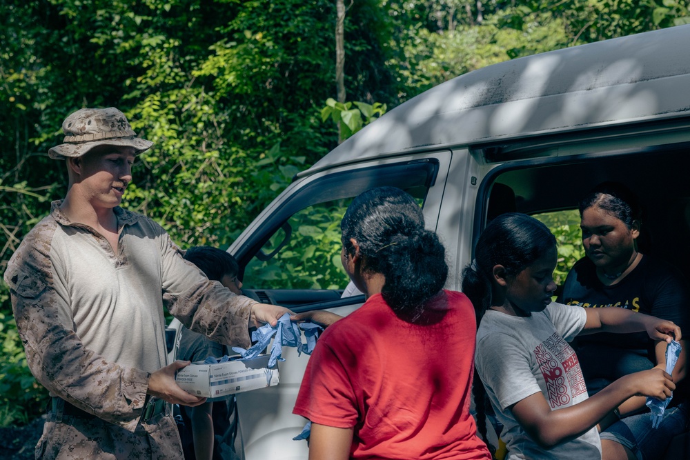 MCED Palau 23.1 - Marines and locals participate in Youth Day