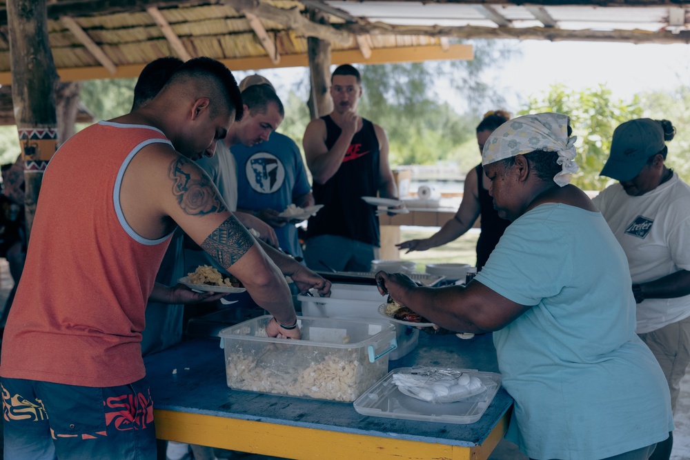 MCED Palau 23.1 - Marines and locals participate in Youth Day