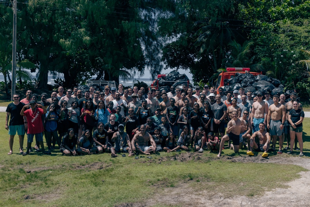 MCED Palau 23.1 - Marines and locals participate in Youth Day