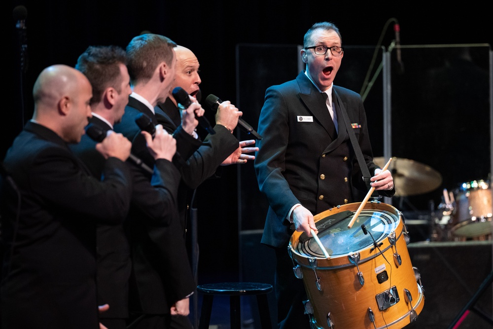 U.S. Navy Band Sea Chanters perform in Santa Clarita