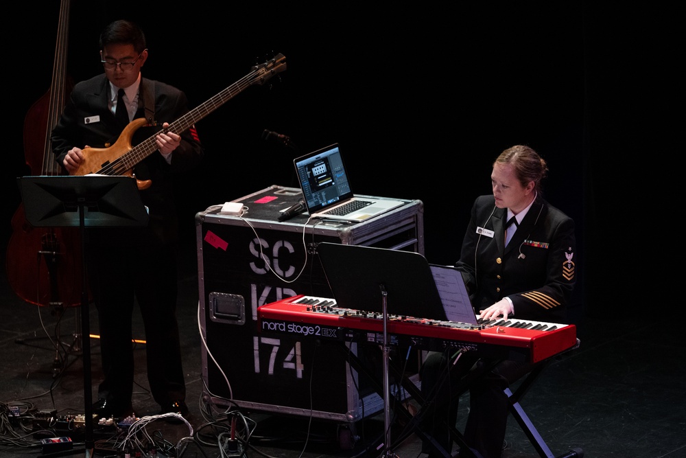 U.S. Navy Band Sea Chanters perform in Santa Clarita