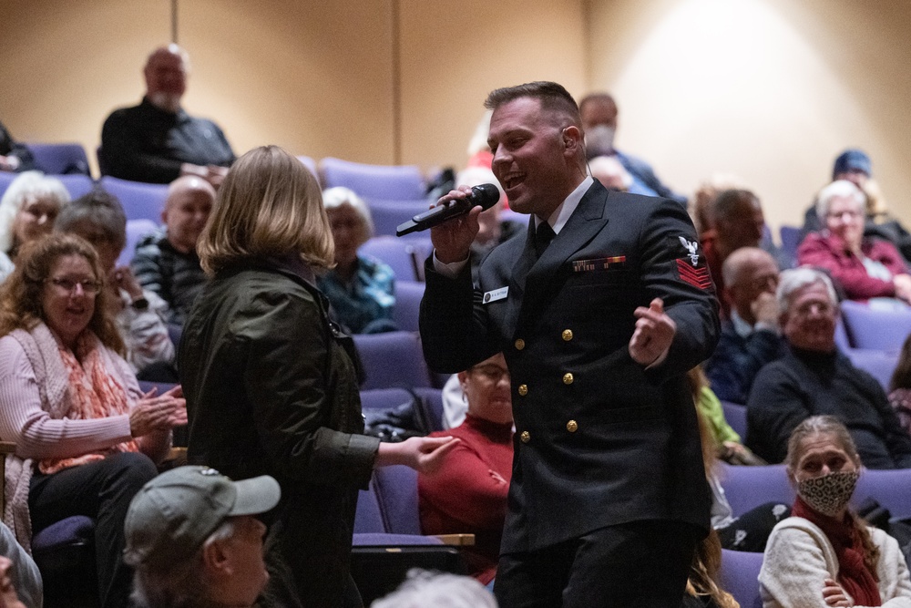 U.S. Navy Band Sea Chanters perform in Santa Clarita