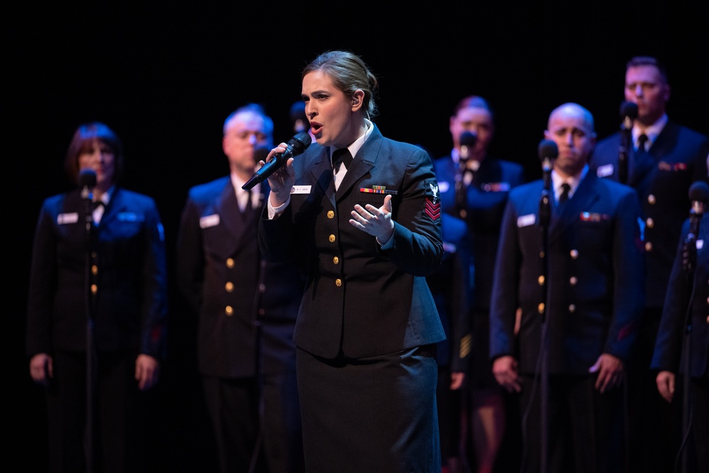 U.S. Navy Band Sea Chanters perform in Santa Clarita