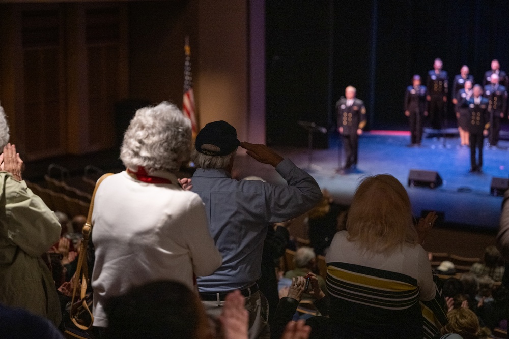 U.S. Navy Band Sea Chanters perform in Santa Clarita