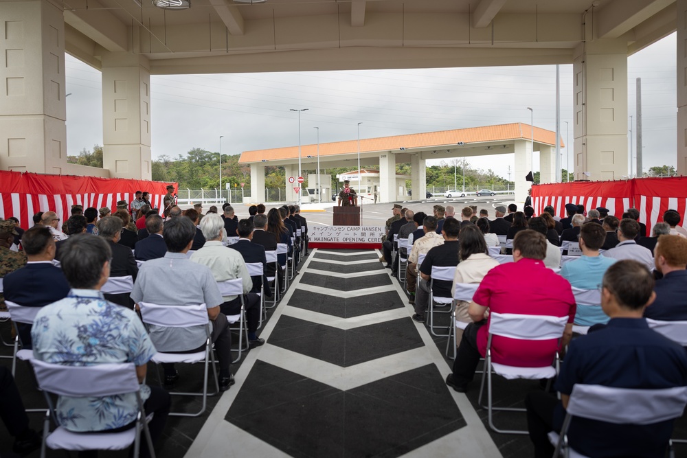 Camp Hansen Gate 1 Ribbon Cutting Ceremony