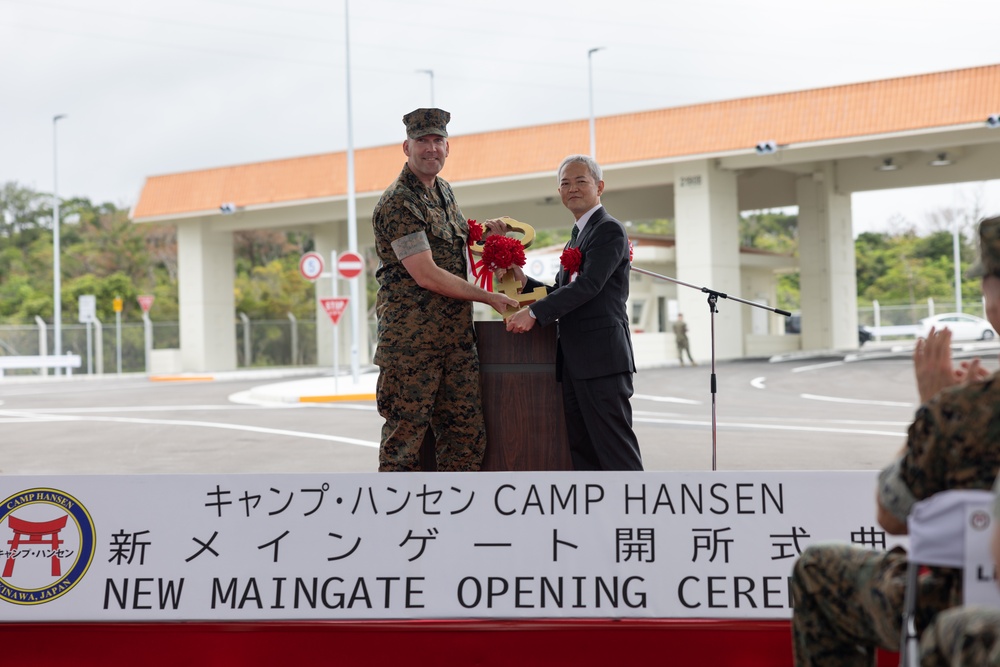 Camp Hansen Gate 1 Ribbon Cutting Ceremony