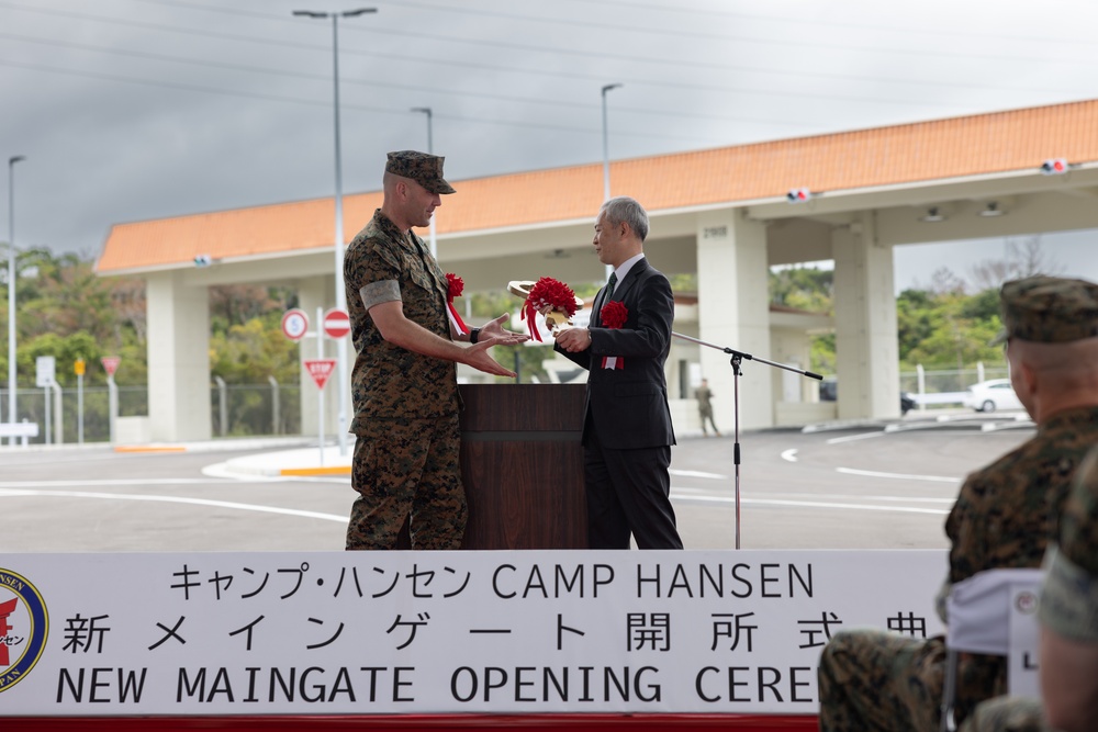 Camp Hansen Gate 1 Ribbon Cutting Ceremony