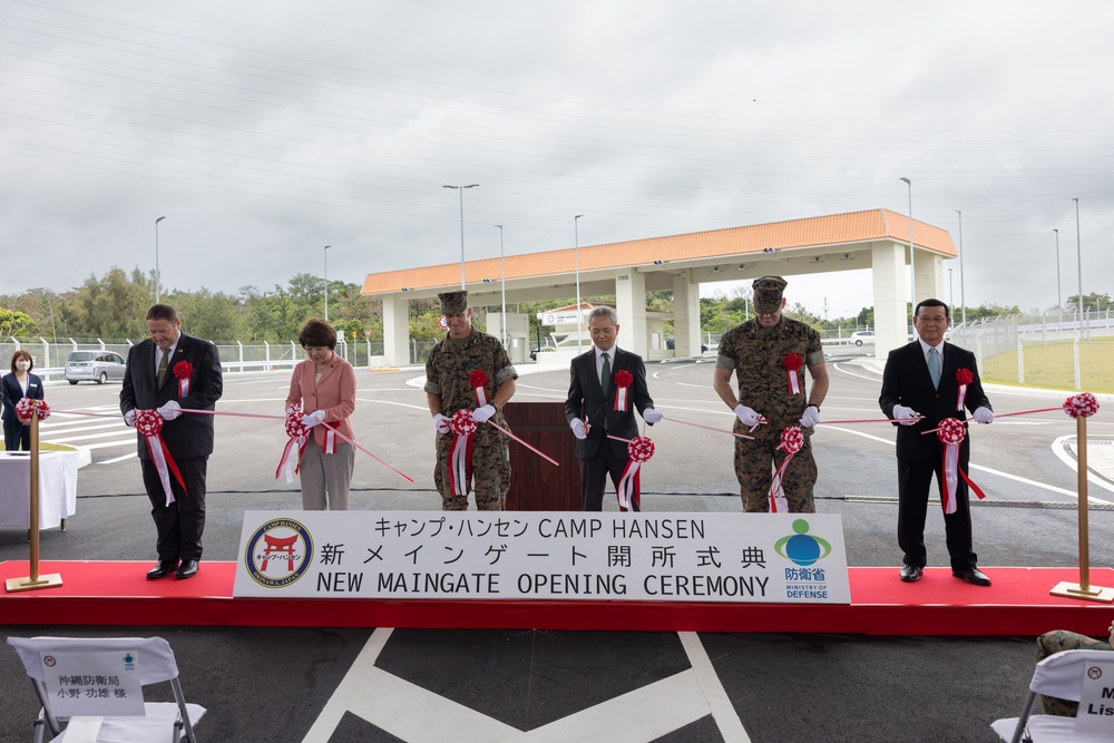 Camp Hansen Gate 1 Ribbon Cutting Ceremony