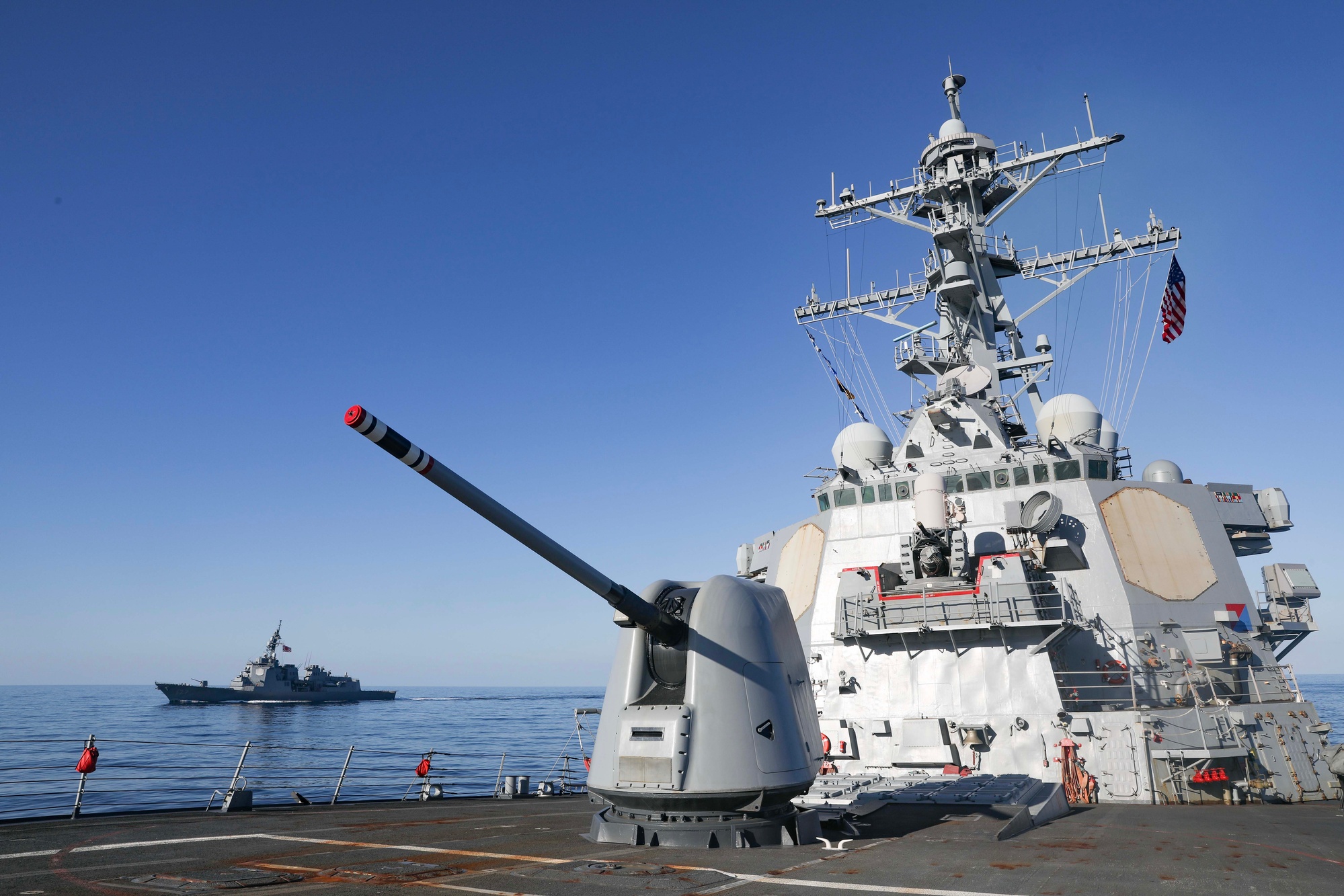 DVIDS - Images - USS Milius (DDG 69) Conducts Ballistic Missile 