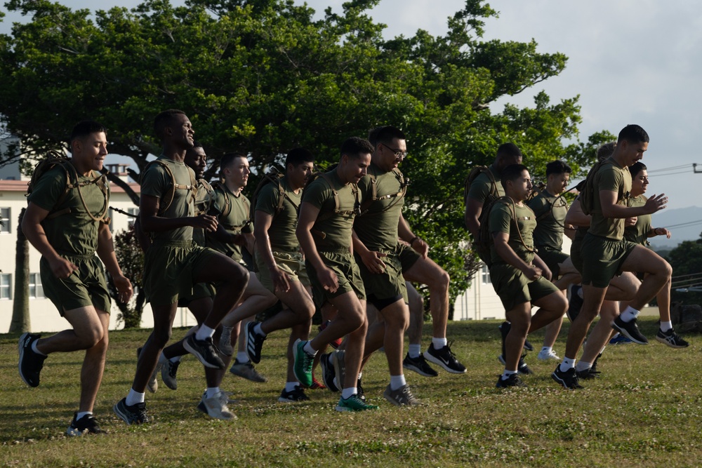 Commanding General and Sergeant Major's PT with 12th Marines
