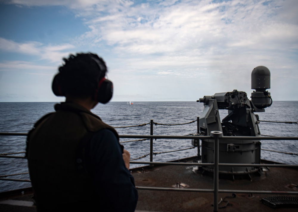 Nimitz Conducts A Live-Fire Exercise