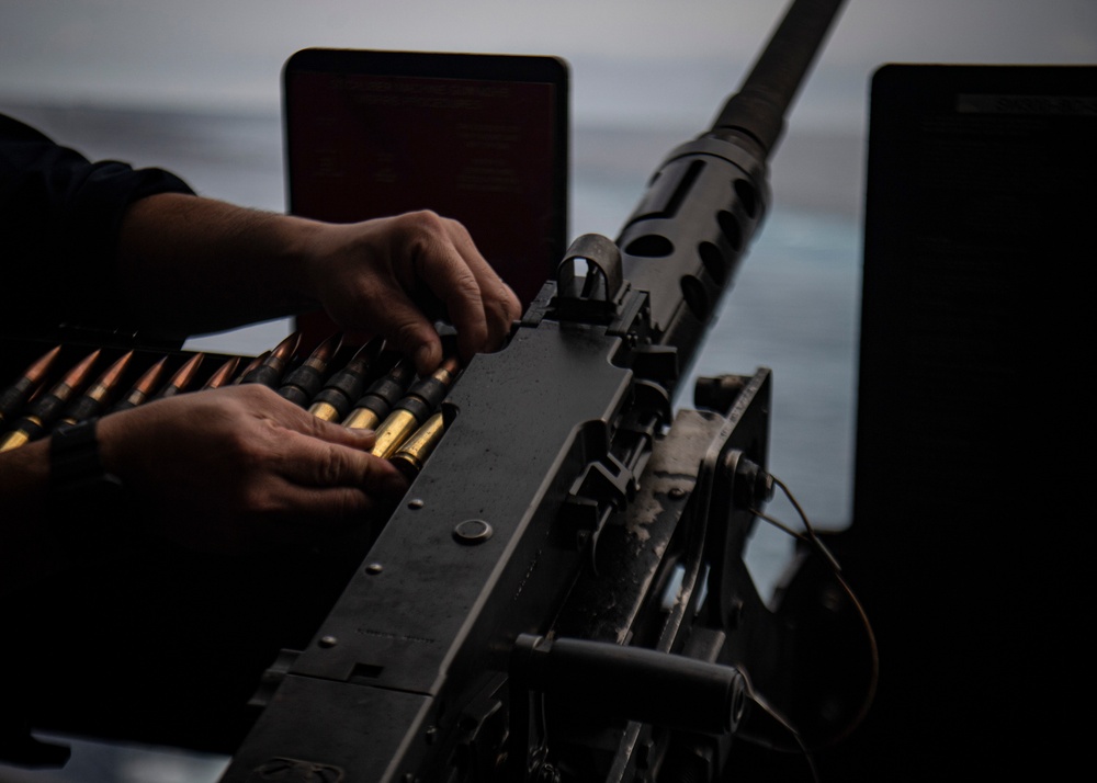 Nimitz Conducts A Live-Fire Exercise