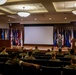 Medical Officer of the Marine Corps Rear Adm. Pamela Miller briefs U.S. Navy corpsmen with Marine Forces Reserve