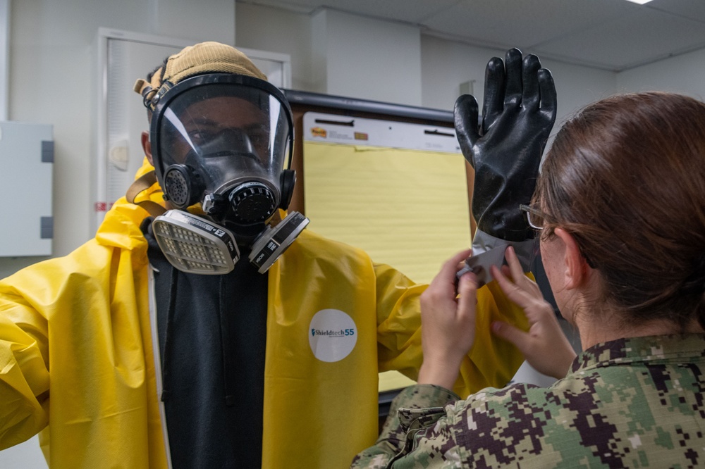 NSA Souda Bay Conducts Hazmat and Personal Protective Equipment Training