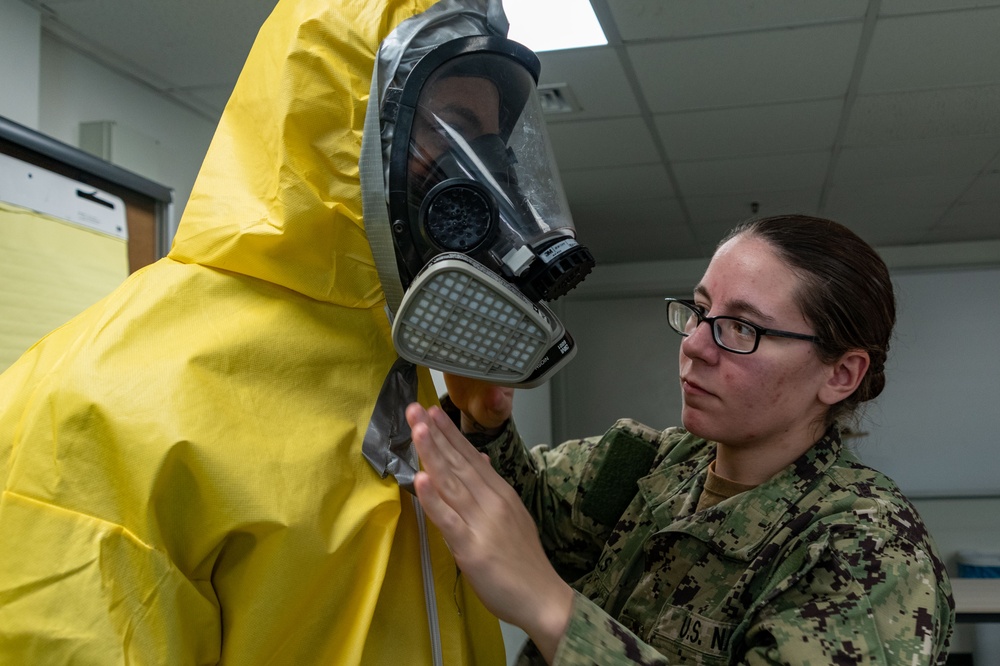 NSA Souda Bay Conducts Hazmat and Personal Protective Equipment Training