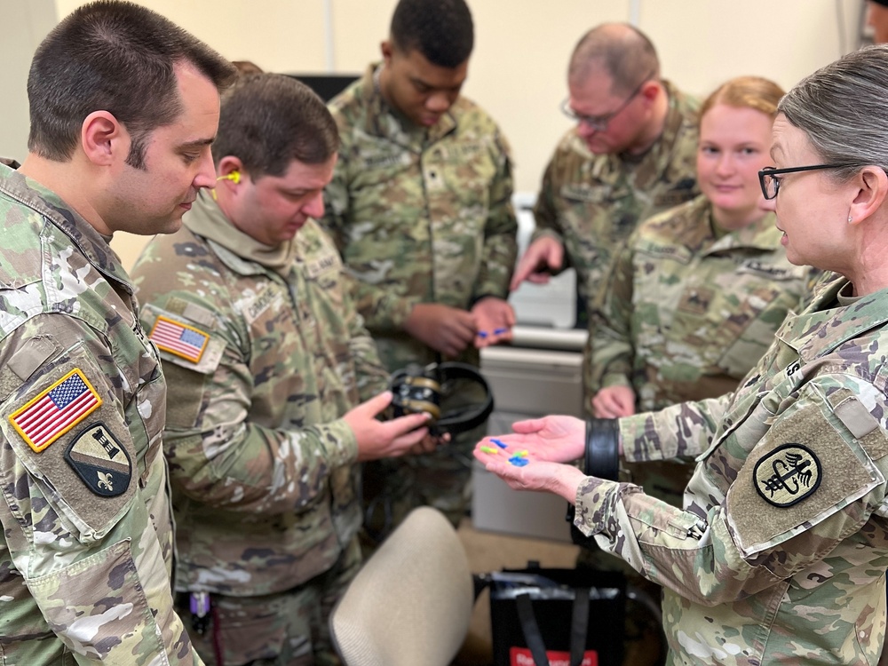 Louisiana National Guard, BJACH all ears for hearing conservation training