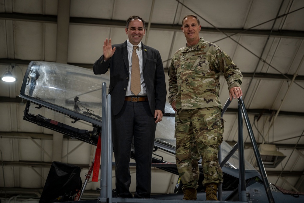 NC Congressman Nickel visits SJAFB