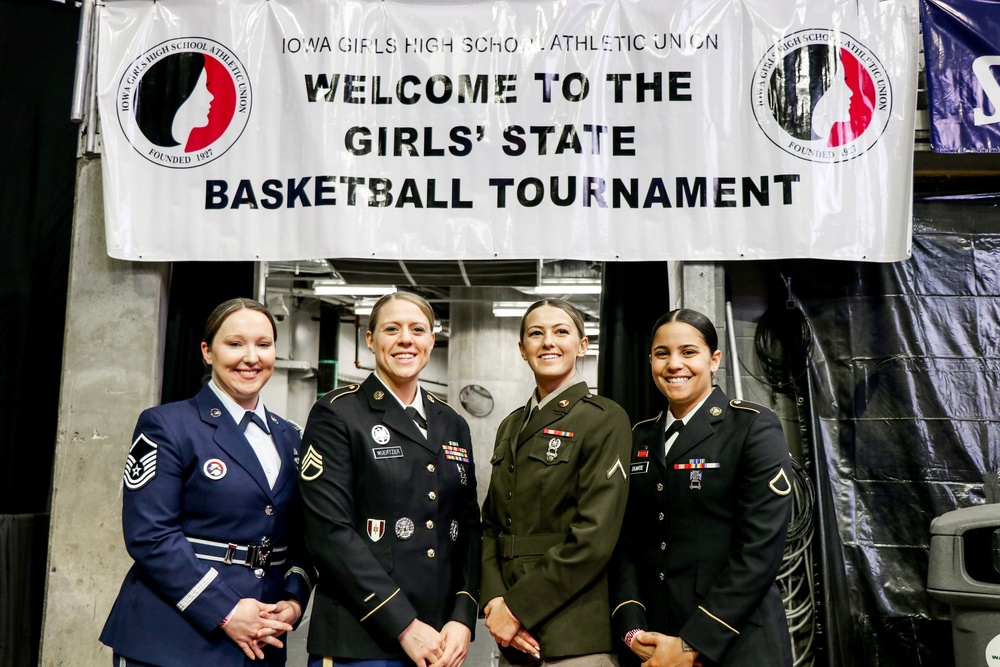 Iowa National Guard: All female color guard