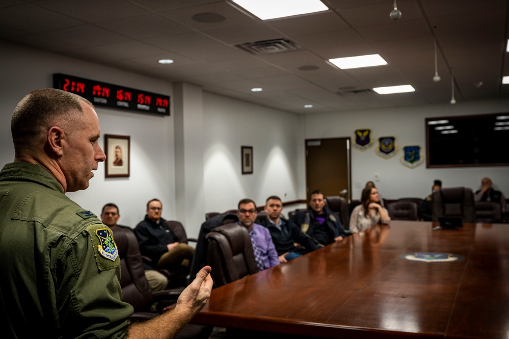 Leadership North Dakota Members Visit Minot Air Force