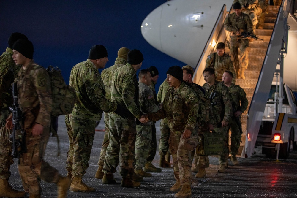 1-87 IN, 1BCT Redeployment Ceremony