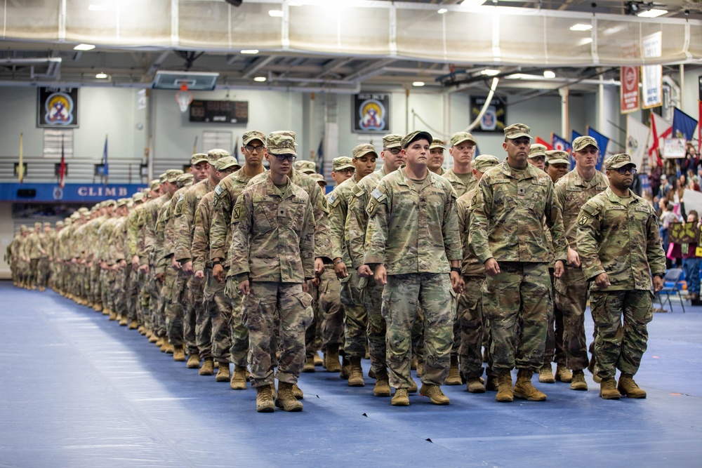 1-87 IN, 1BCT Redeployment Ceremony