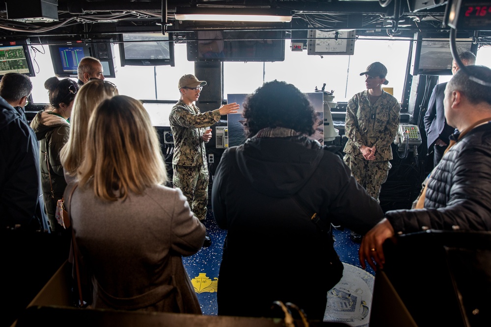 NATO Executive Development Program Group tours USS Arlington