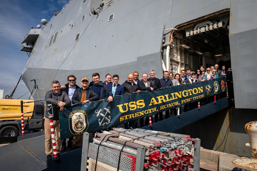 NATO Executive Development Program Group tours USS Arlington