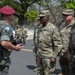 Arkansas Army National Guard Commander visits Third Infantry Brigade (Tercera Brigada de Infanteria) to observe collaborative training efforts.