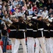 Marines of the Battle Color Detachment, Marine Barracks Washington, continue their west coast tour performing for students in Snohomish, Washington.