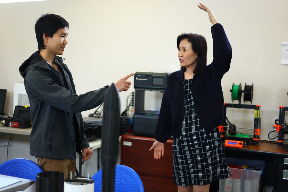 Rep. Michelle Steel visits STARBASE Los Alamitos