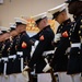 Marines of the Battle Color Detachment, Marine Barracks Washington, continue their west coast tour performing for students in Snohomish, Washington.