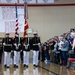 Marines of the Battle Color Detachment, Marine Barracks Washington, continue their west coast tour performing for students in Snohomish, Washington.