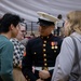 Marines of the Battle Color Detachment, Marine Barracks Washington, continue the west coast tour performing for students at Whitworth University, Spokane Washington.