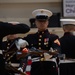 Marines of the Silent Drill Platoon, Marine Barracks Washington, performed for students at Silas High School in Tacoma, Washington.