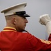 Marines with “The Commandant’s Own,” U.S. Marine Drum &amp; Bugle Corps, Marine Barracks Washington, perform during a Washington State Huskies baseball game, at Washington State University, Seattle Washington.