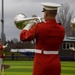 Marines with “The Commandant’s Own,” U.S. Marine Drum &amp; Bugle Corps, Marine Barracks Washington, perform during a Washington State Huskies baseball game, at Washington State University, Seattle Washington.