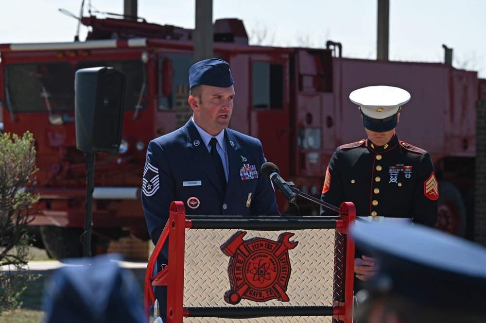 17th TRW hosts annual DoD Fallen Firefighter Memorial Service