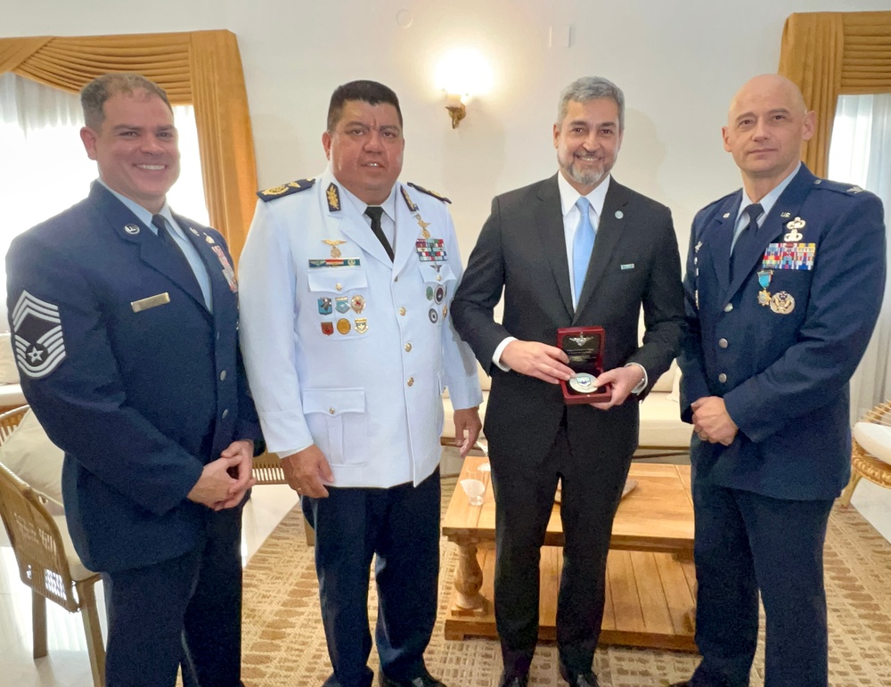 IAAFA leaders attend Paraguayan Air Force centennial celebration