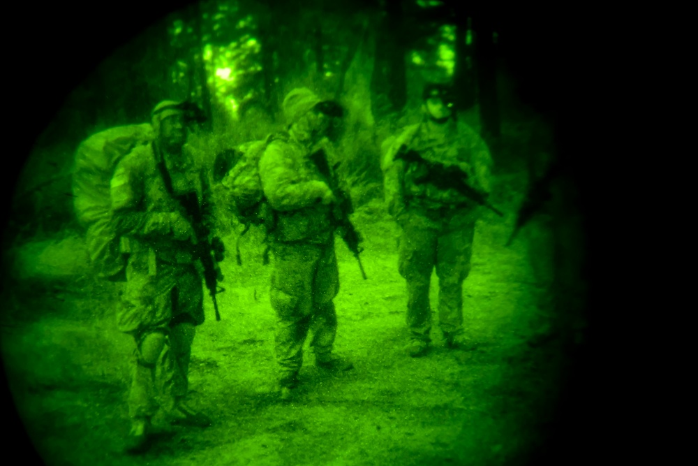 Workin' On Our Night Moves: 1-303rd Cavalry troopers execute reconnaissance after dark